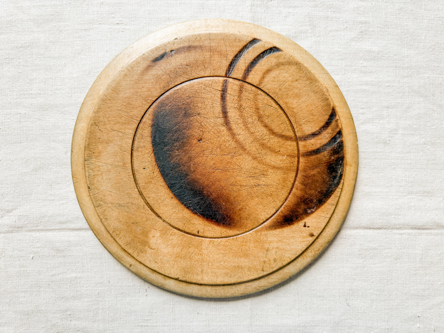 Allinson Bread Carved English Bread Board, c1920