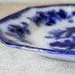 Antique Flow Blue Ironstone 15" Platter – "Indian" Pattern (c. 1850)