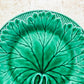 Vintage Wedgwood Cabbage Leaf on Basket Weave 8" Plate, c1940