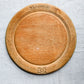 Vintage English Carved "Bread" Board with Stylized Flower