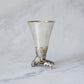 Antique English Silver-Plated Stag Head Stirrup Cup