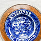 Goodall's Yorkshire Relish Dish in Wood Base, c1900