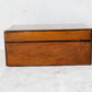 Antique Small Parquetry Chevron Inlaid Tunbridge-Style Stationery Box, c. 1870