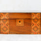 Antique Parquetry Inlaid Tunbridge-Style Stationery Box, c. 1870