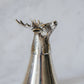 Antique English Silver-Plated Stag Head Stirrup Cup
