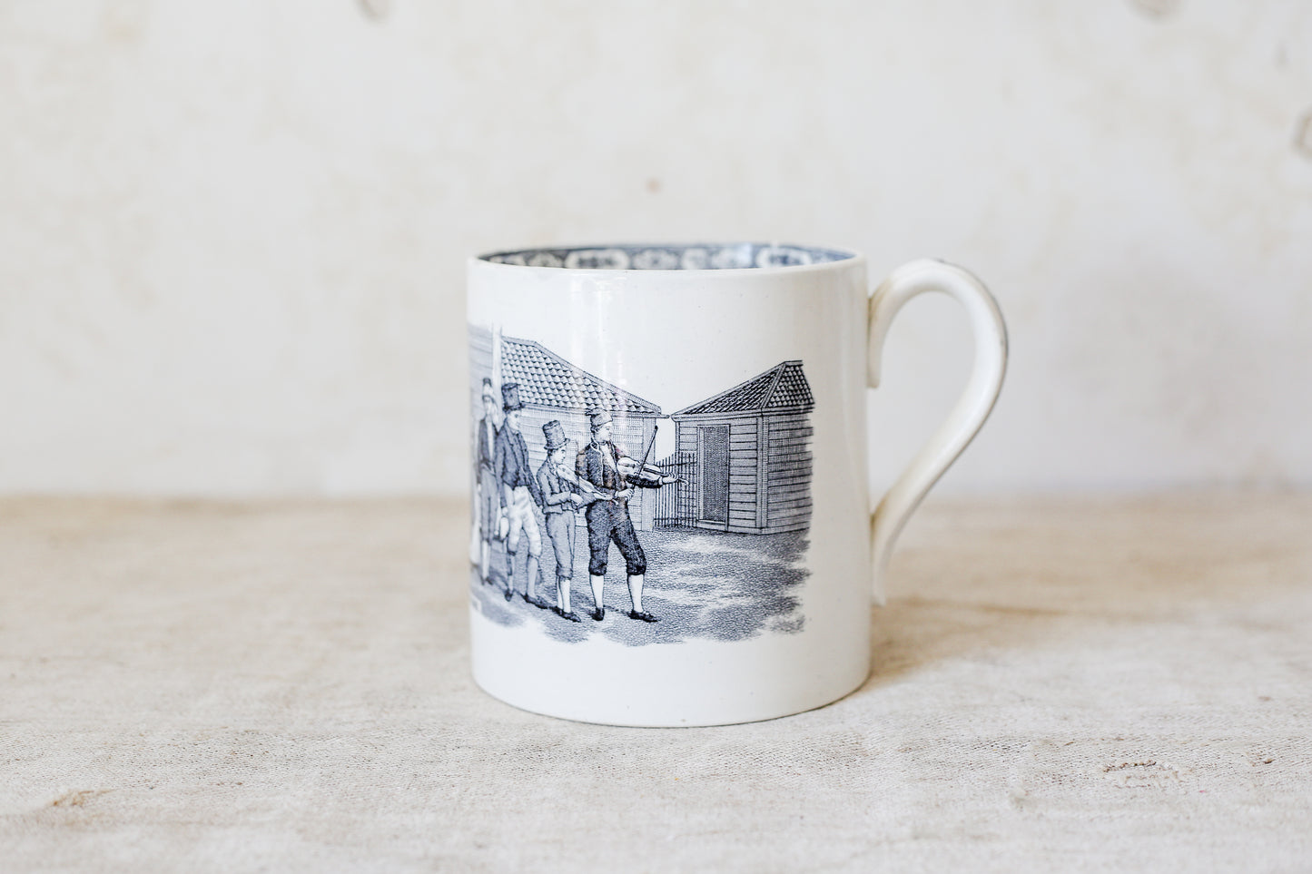 "Brudefølge fra Søndmør" Norwegian Bridal Mug by Egersunds, c1900