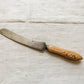 Wheat Carved Bread Knife with J. Ireland Blade, c1920