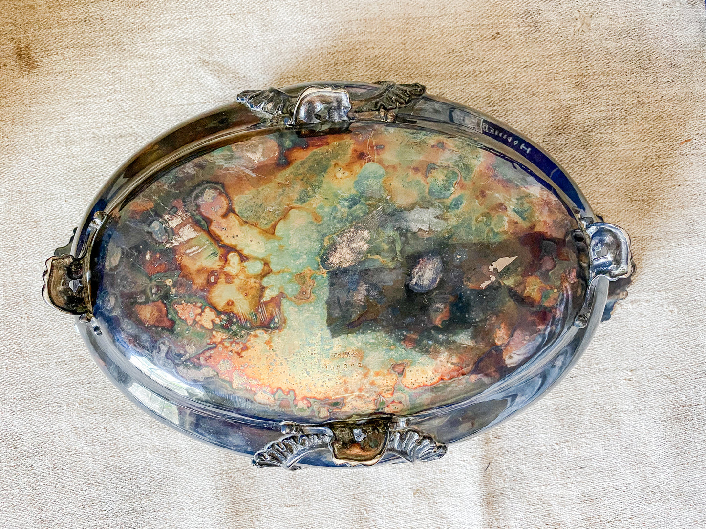 Vintage Silverplate Jardiniere