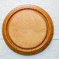 Scalloped Carved English Bread Board, c1920