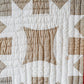 All Hands Round Vegetable Dyed Green and Turkey Red Quilt, c1880