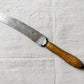 Antique Floral Carved Bread Knife