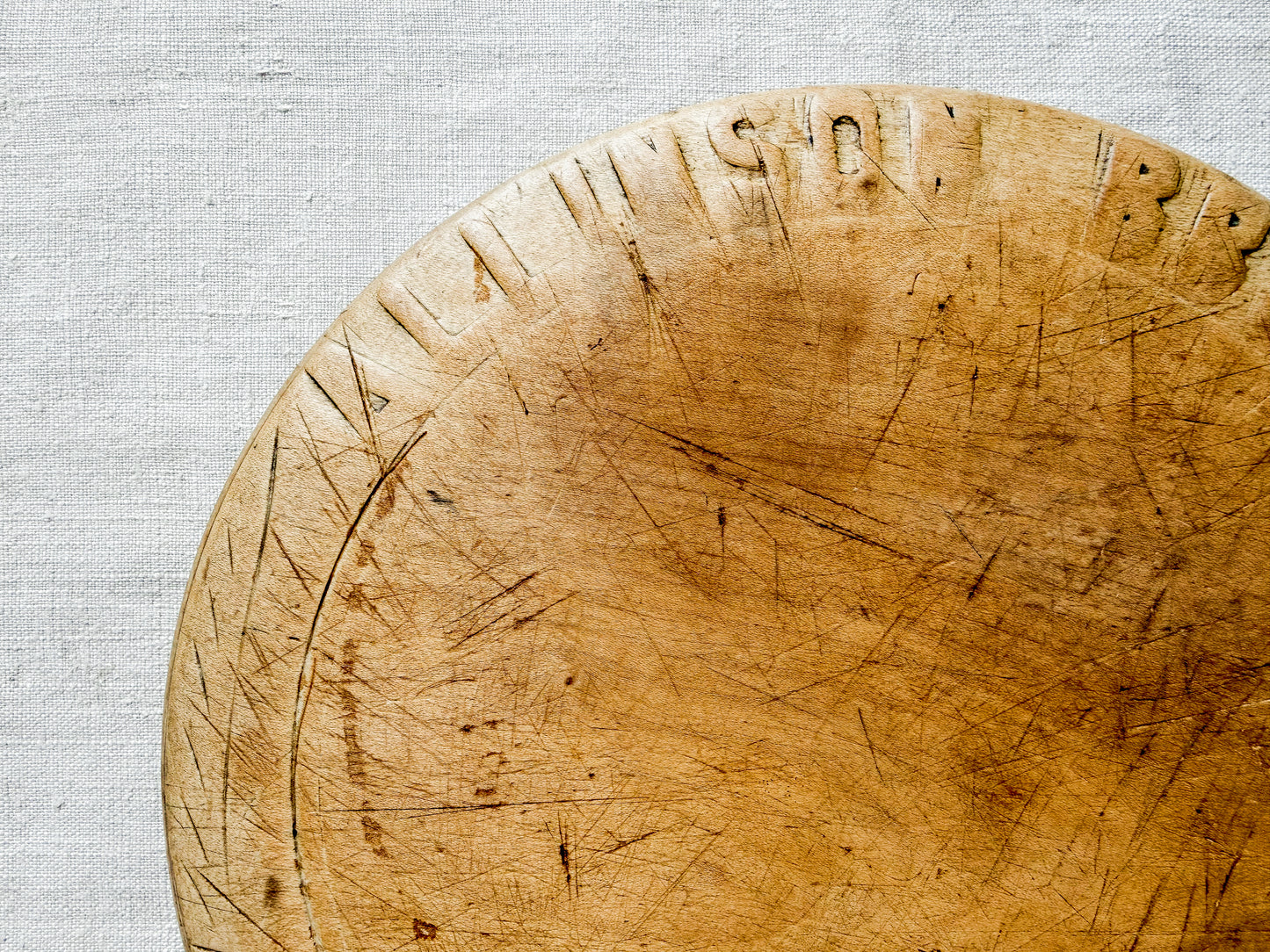 Allinson Bread Carved English Bread Board, c1920