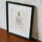 19th Century Coat of Arms of Colonel Gray, MP | Contemporary Black and Gilt Frame