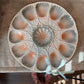 Sarraguemines 12-well master oyster server plate, c1920