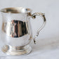 Vintage Mid-Century English Silverplate Tankard by Francis Howard – Engraved 'GDL'