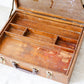 Vintage Wooden Artist's Sketch Box with 3 Palettes
