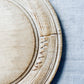 Antique Carved Wheat English Bread Board