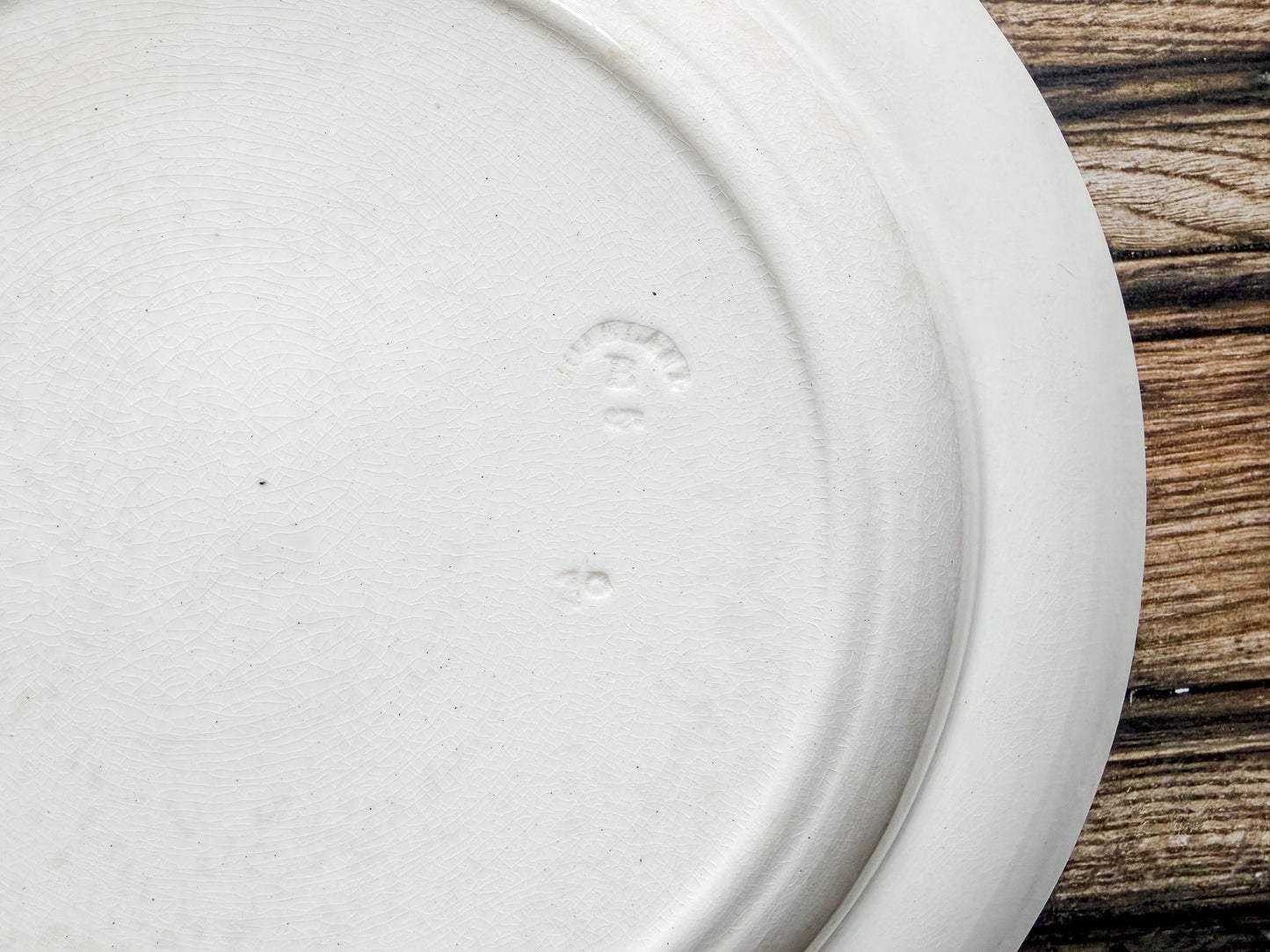 Copeland Palms & Egret Polychrome Ironstone Soup Bowl, c1870