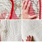 Antique Red and White Sugar Loaf Quilt