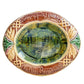 Antique 'Eat Thy Bread' Majolica Bread Tray, c1880
