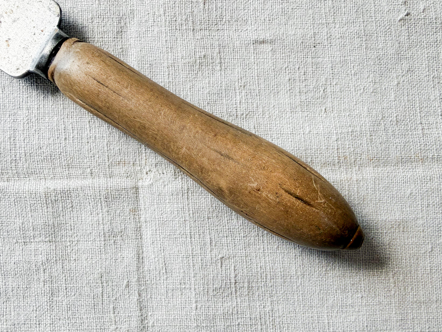 Antique Floral Carved Bread Knife