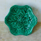 Antique Green Wedgwood Chrysanthemum Pedestal Compote, c1870