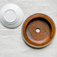 Goodall's Yorkshire Relish Dish in Wood Base, c1900