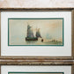 Pair of Antique 19th-Century English Marine Watercolors – Signed J. Turner