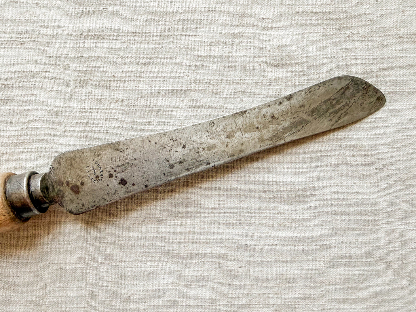 Naive Hand Carved Bread Knife with Turner's Encore Blade