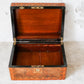 Antique Burr Walnut Tunbridge-Style Stationery Box, c. 1870