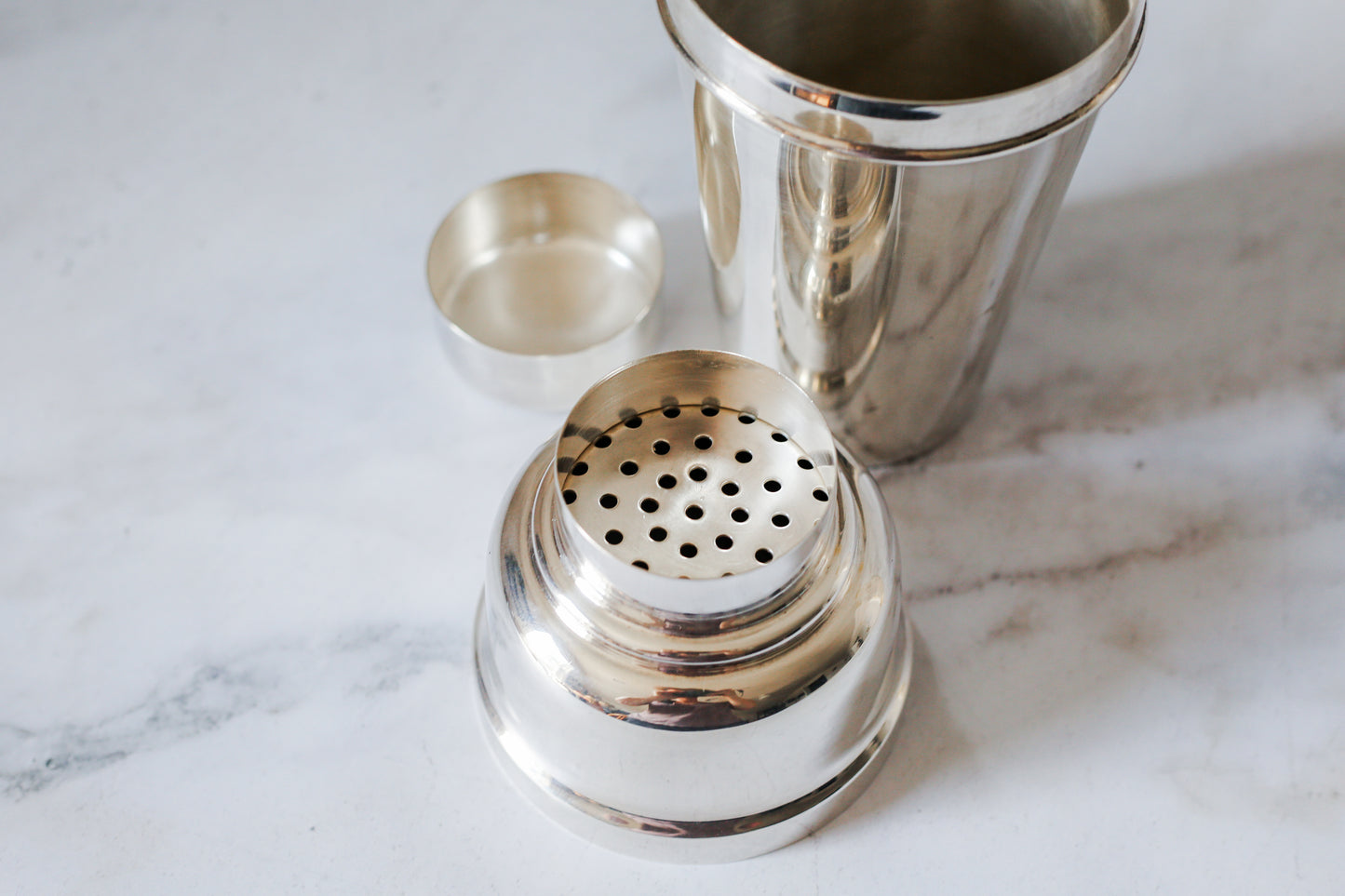 Antique English Art Deco Silver Plated 1¼ Pint Cocktail Shaker by William Suckling & Sons (BHLd)