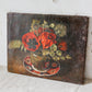 Antique Still Life of Poppies in Vase, Signed by R. Goodwin, ESK, c1890