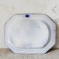 Antique Flow Blue Ironstone 15" Platter – "Indian" Pattern (c. 1850)