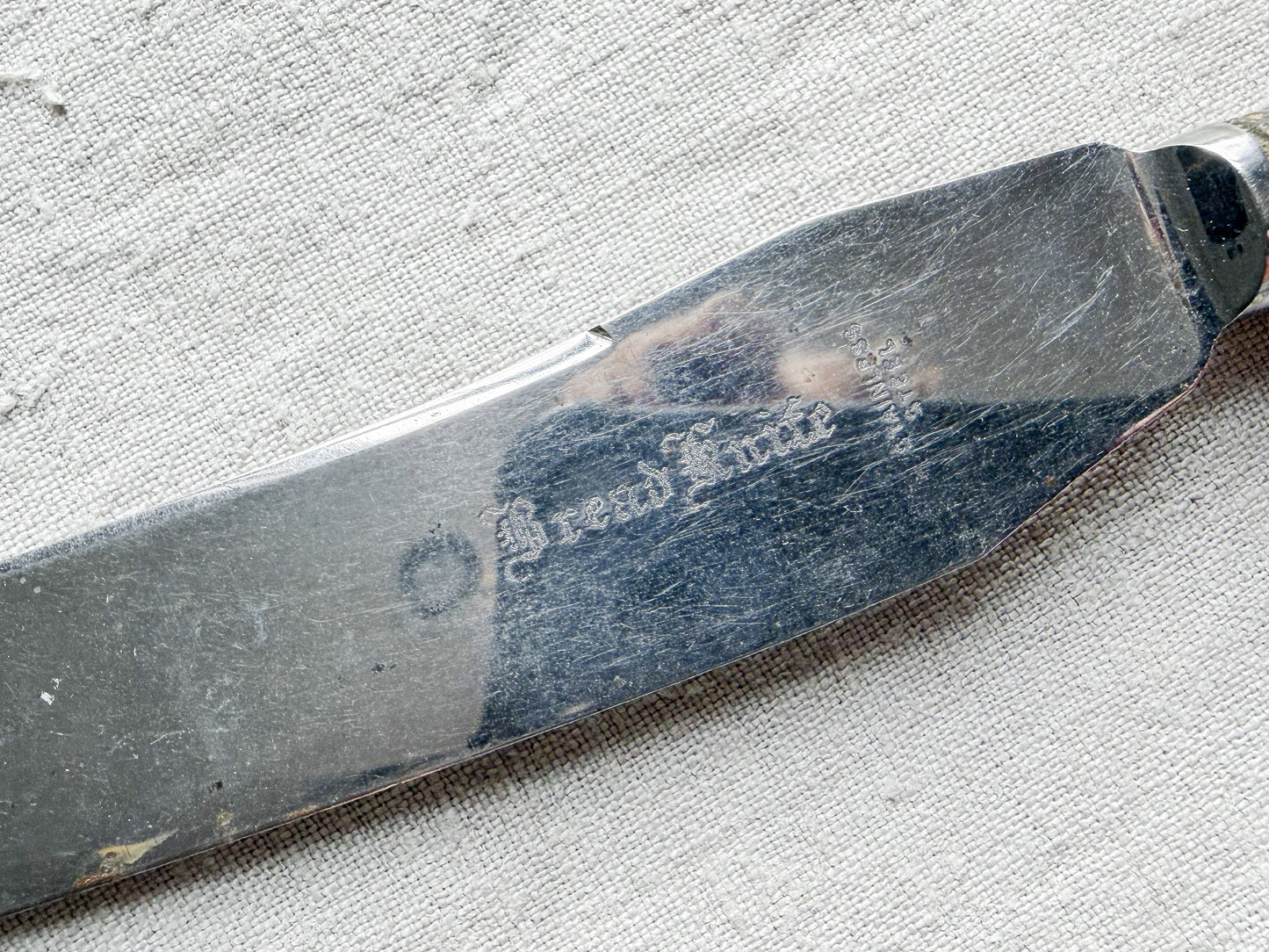 Floral Carved Bread Knife, c1920