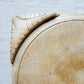 Square Carved Geometric English Bread Board, c1900