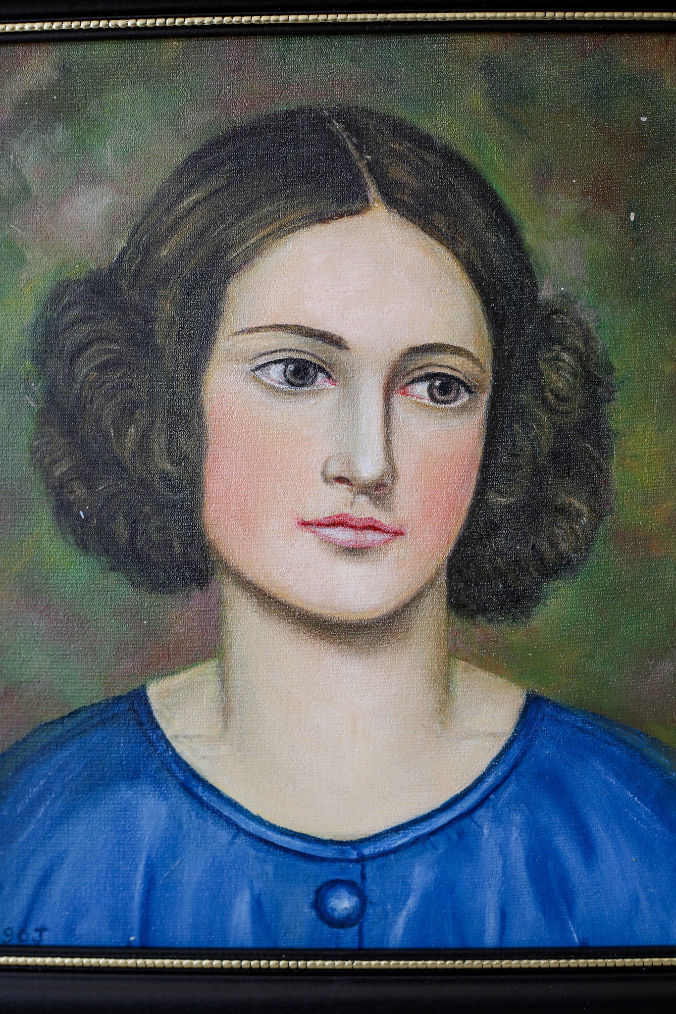 Vintage Original Female Portrait of 1900s Woman