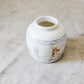 Antique 4" Blue and White Pictorial Ginger Jar