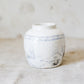 Antique 4" Blue and White Pictorial Ginger Jar