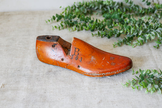 Vintage Cobbler’s Wooden Shoe Mold