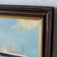 British Ocean Liner Maritime Signed Oil Painting, c1970