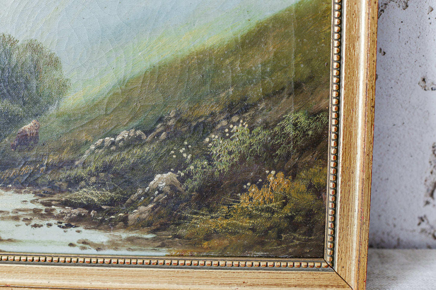 Scottish Highlands and Cows Pastoral Landscape, c1880