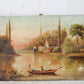 Oil Painting of Iffley Mill on Thames, England, c1880