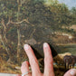 English Oil Painting of Cows by Pond, 19th Century