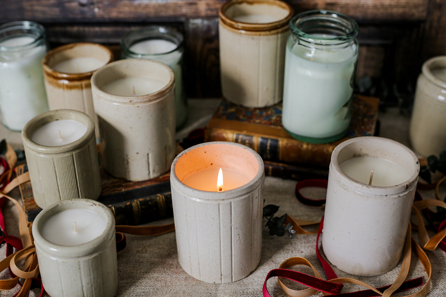 Golden Fields Antique English Jar Candles