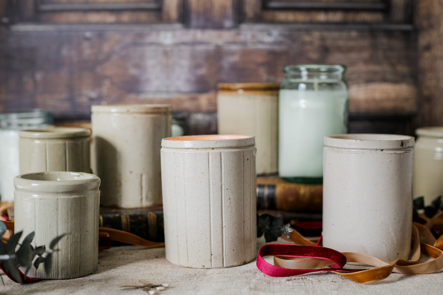 Fraser Fir Antique English Jar Candles