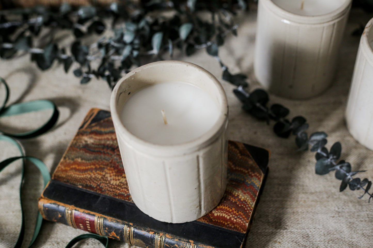 Fraser Fir Antique English Jar Candles