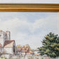 Oil Painting of St. Swithun's Church, Gloucestershire by Eric McGregor