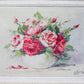 Still Life of Roses Original Signed Oil Painting, c1930