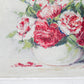 Still Life of Roses Original Signed Oil Painting, c1930