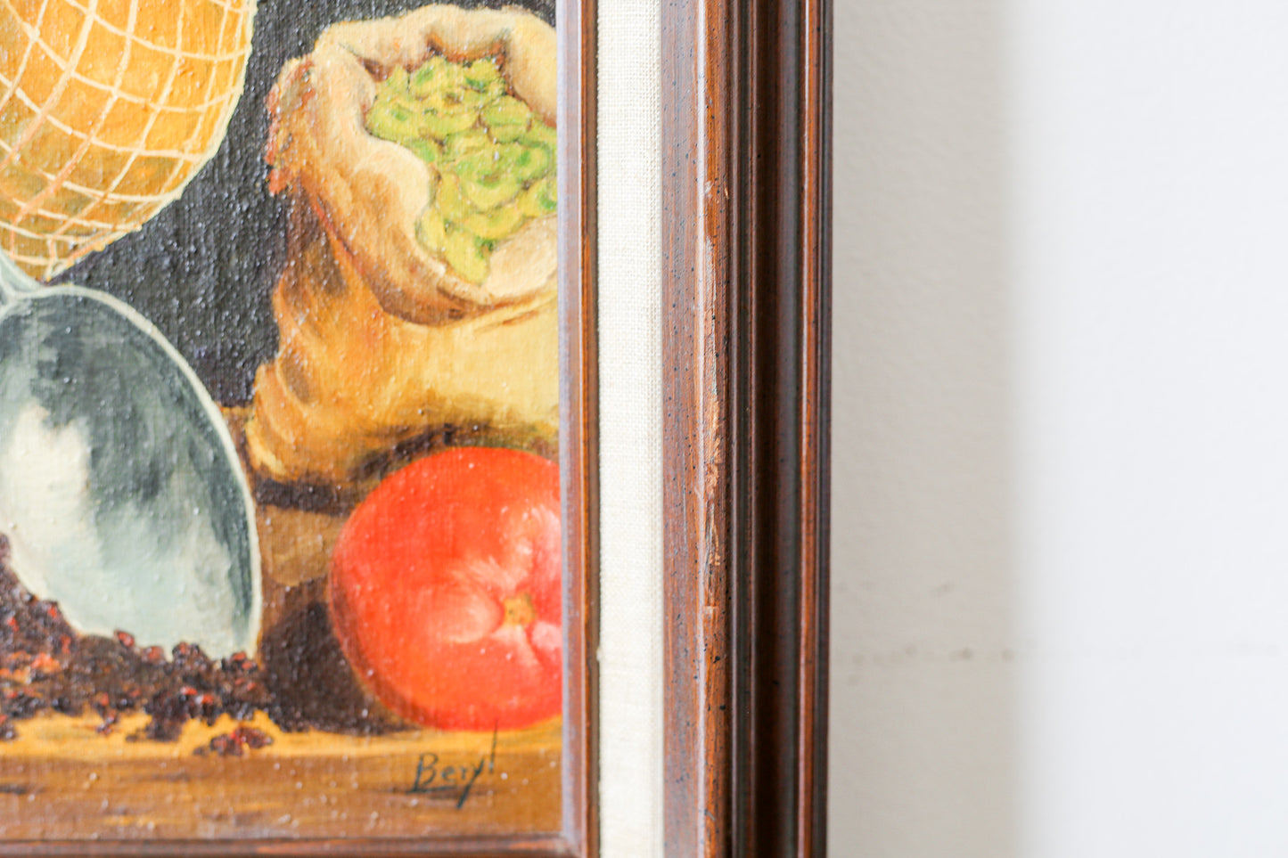 "Potassium" Still Life Oil Painting of Kitchen Vegetables by Beryl Stoner